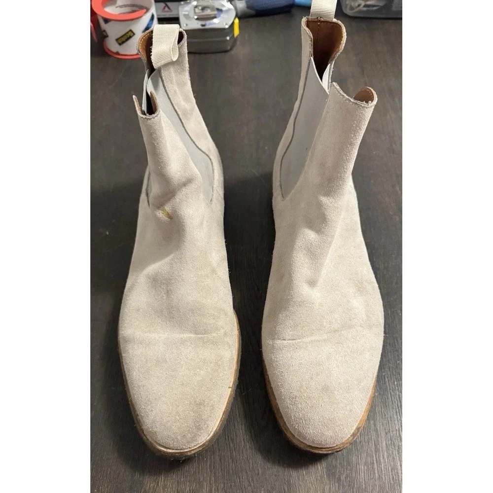 Common‎ Projects Chelsea Boots in Suede Tan Size 46 Chukka